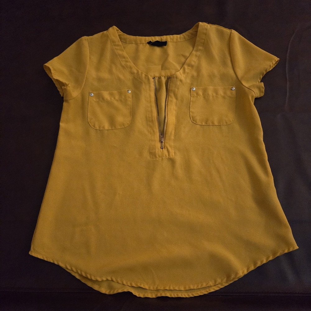 Golden blouse